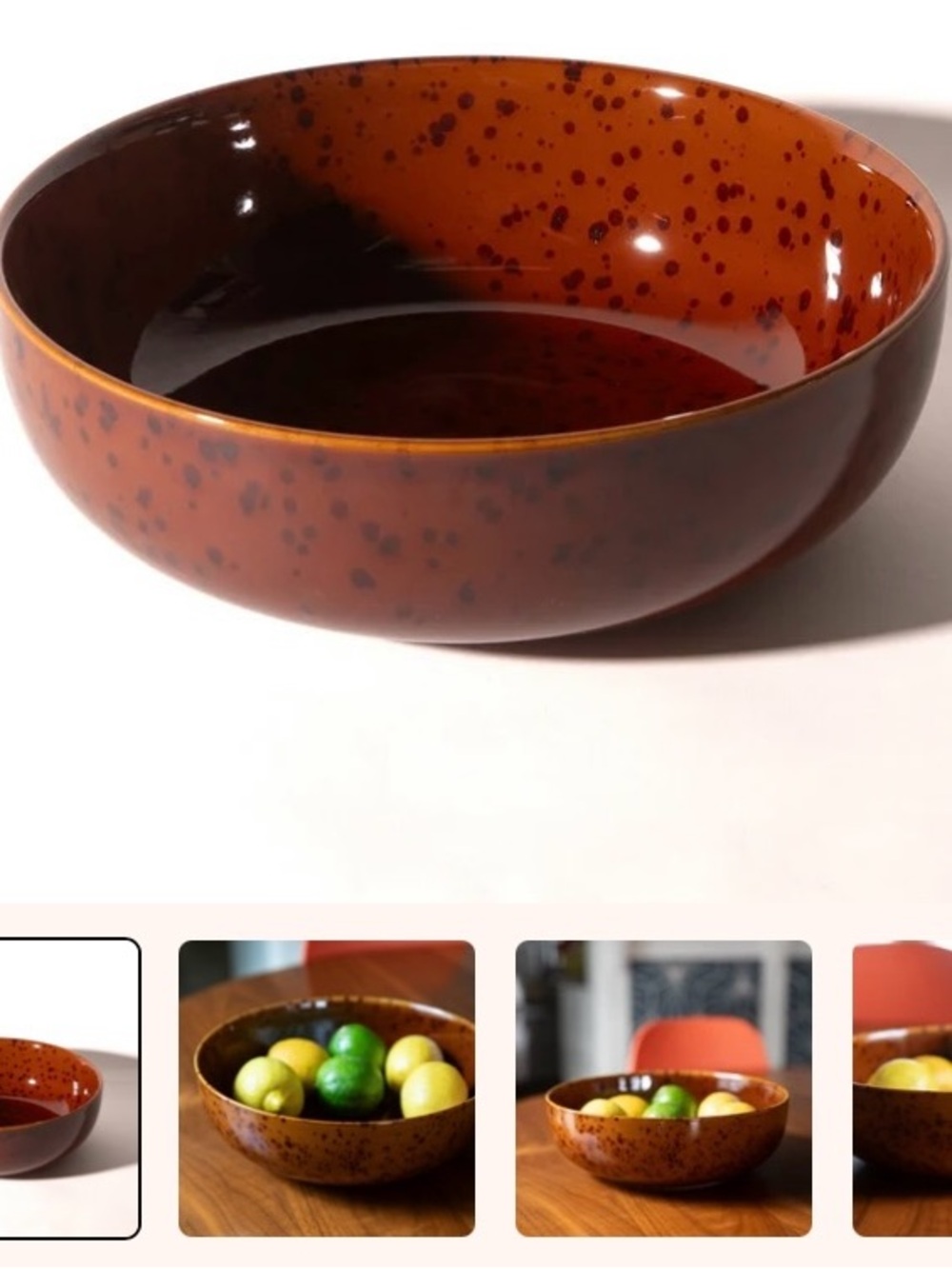 Pretty.Cool tortoiseshell serving bowl 9.5x3”